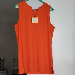 Orange Sleeveless Top